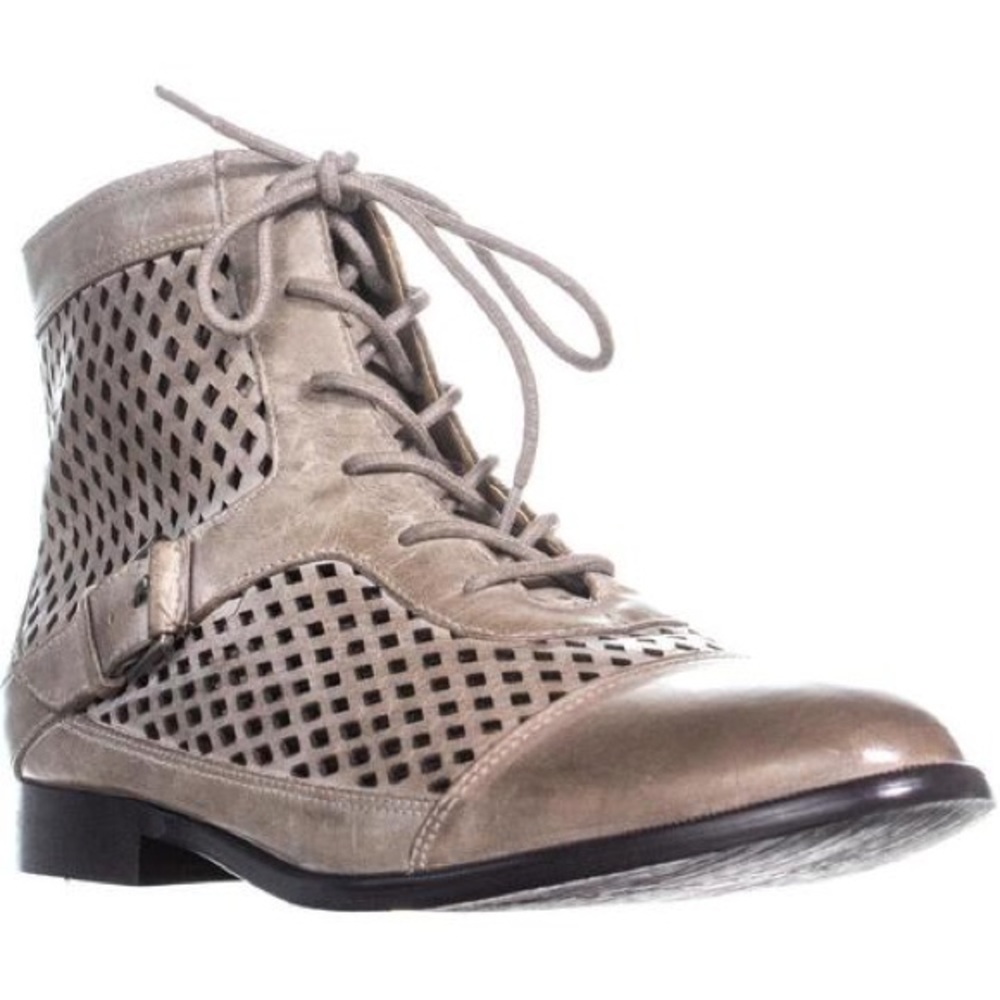 KENSIE Leather Ankle Boots